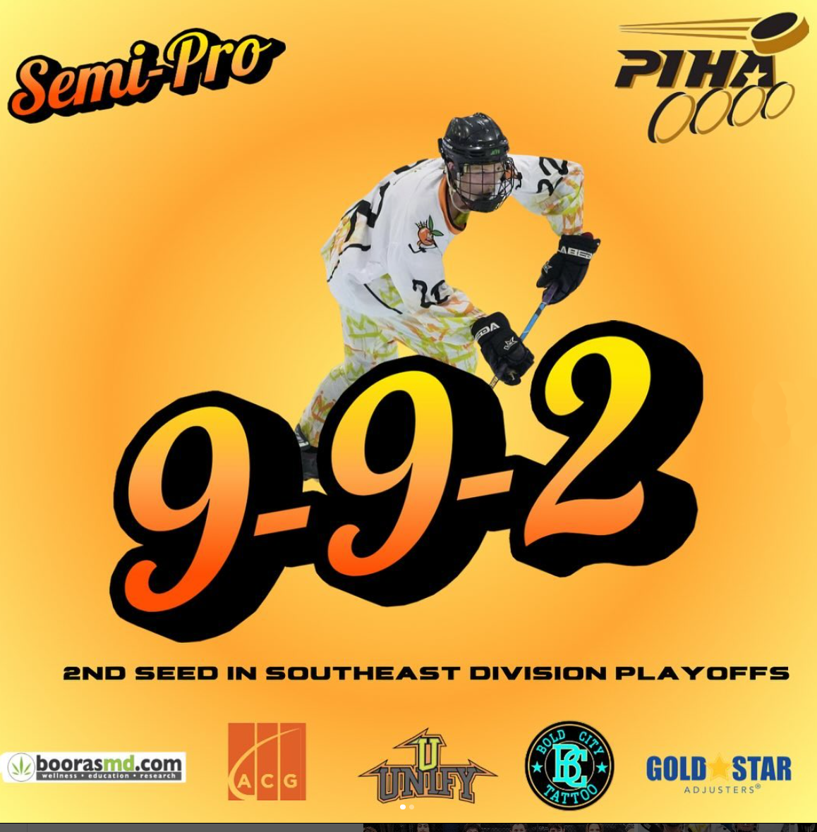 Citrus Kings PIHA Playoffs 2nd Seed